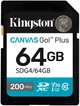 Карта пам'яті SDXC 64GB Kingston Canvas Go Plus Class 10 UHS-I U3 V30 (SDG4/64GB) - изображение 1