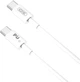 Кабель XO CB-Q100-2CC Type-C - Type-C 100W, 2 метри Білий (CB-Q100-2CC) - зображення 1