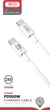 Кабель XO CB-Q100-2CC Type-C - Type-C 100W, 2 метри Білий (CB-Q100-2CC) - зображення 3