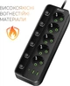Сетевой фильтр-удлинитель Dyxon PRO-1098 5.0 м 5 розеток 2 USB-A 1 USB-C (PD) Black (DXN-1098-5M-5-B) - изображение 3
