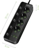 Сетевой фильтр-удлинитель Dyxon PRO-1098 5.0 м 5 розеток 2 USB-A 1 USB-C (PD) Black (DXN-1098-5M-5-B) - изображение 5