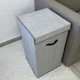 Органайзер Luminaria ECOSPACE для хранения вещей и одежды / корзина для белья 35 x 35 x 64 см Серый (6951712316092) - изображение 4