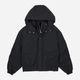 Куртка демисезонная короткая с капюшоном женская Converse 10026796-001 L Черная (194435062617) - изображение 6