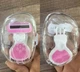 Многоразовая дорожная женская мини бритва Pink станок для бритья с 5 лезвиями из нержавеющей стали + футляр, розовый (95168288) - изображение 3