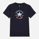 Футболка хлопковая женская Converse Chuck Patch Infill Tee 10027385-001 XS Black с принтом (194435388182) - изображение 5