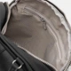 Женская кожаная сумка Borsa Leather элегантная черная сумка через плечо из натуральной кожи 54203 - изображение 5