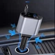 Автомобильное зарядное устройство Hugeel HG-CC11 66Вт с QC 3.0, PD, встроенным кабелем Type-C/Lightning - изображение 3