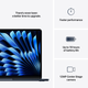 Laptop Apple MacBook Air 13.6" M4 16/256GB 2025 (MW123T/A) Midnight - obraz 10