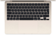 Ноутбук Apple MacBook Air 13.6" M4 16/256GB 2025 (MW0Y3T/A) Starlight - зображення 2