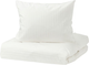 Комплект постільної білизни Ikea Nattjasmin 200 x 200 / 50 x 60 см Білий (603.371.60) - зображення 1