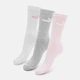 Набор женских носков высоких хлопковых Puma Elements Unisex Crew Sock 3P 94711001 35/38 3 пары Pink / White (8720245958394) - изображение 1