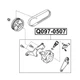 Насос гідропідсилювача Q-FIX Q097-0507 TOYOTA 44320-48040 - зображення 2