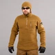 Толстовка флисовая Armoline 1/4 Zip TRAVEL DEFENCE Coyote. S - изображение 1