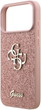 Etui Guess Fixed Glitter Big 4G do Apple iPhone 17 Pro Max Pink (GUHCP17XHG4SGP) - obraz 5