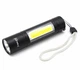 Светодиодный ручной фонарь Bailong 510 LED USB зарядка аккумулятор анодированный алюминиевый корпус черный - изображение 1