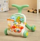 Детские ходунки каталка, игровой развивающий столик 2 в 1 Caretero Spark Green, детские ходунки, каталка для малышей, развивающая игрушка, интерактивные ходунки, столик для игр, музыкальные ходунки, легкие ходунки толкатель - изображение 2