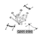 Сайлентблок задней поперечной тяги Q-FIX Q005-0580 CHRYSLER 04766786AA - изображение 2