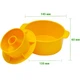 Форма для сыра с поршнем Cheese master 1.2л пластиковая желтая yellow - изображение 2