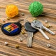 Набір для вишивання нитками на штучній шкірі Wonderland Crafts Wonderland Crafts FLHL-017 Брелок для ключів - зображення 1