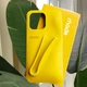 Чехол для смартфона с карманом для помады Rhode для Apple iPhone 14 Pro Max/15 Pro Max Yellow (RLC-15PM-YL) - изображение 3