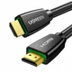 Кабель UGREEN HD118 HDMI High-End Cable Nylon Braid 3m Black (40411) - зображення 1