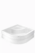 Душовий піддон Shower CELLESSE SW-6012 100х100х45 см глибокий напівкруглий акриловий (C15200) - зображення 1