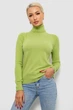 Гольф жіночий однотонний, колір фісташковий, L-XL, 204R921 - зображення 1