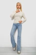 Гольф женский однотонный, цвет кремовый, L-XL, 204R921 - изображение 2