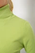 Гольф жіночий однотонний, колір фісташковий, L-XL, 204R921 - зображення 5