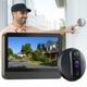 Видеодомофон Wi-Fi Tuya Smart Life LSF-300 Black — дверной звонок с камерой и двусторонней связью - изображение 1