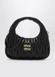 Женская сумка багет Miu miu 2178 черная - изображение 1