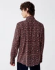 Сорочка Pull & Bear коричневий в візерунки DXGBS749 S - изображение 4