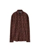 Сорочка Pull & Bear коричневий в візерунки DXGBS749 S - изображение 5