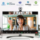 Веб-камера 4K з AI-Tracking, подвійним мікрофон з шумопоглинанням, пульт, міні штатив. - изображение 6