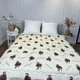 Одеяло двуспальное открытое двустороннее из овечьей шерсти Arda Pure Wool 21440 175х215 см капучино - изображение 3