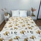 Ковдра двоспальна відкрита двостороння з вовни Arda Camell wool 21437 175х215 см бежева - зображення 5