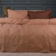 Простынь MirSon евро 200x220 см 17-0859 Coffee Charm Бязь (2200011863832) - изображение 2