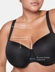 Бюстгальтер THIRDLOVE 24/7 Classic T-shirt Bra - черный - 90F - изображение 9