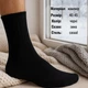 Набір чоловічих шкарпеток високих кашемірових Лео Cashmere 40-45 5 пар Чорний (ROZ6501063028) - зображення 2