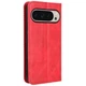 Чехол-книжка Deexe Retro Style для Google Pixel 10 / 10 Pro - Red - изображение 7