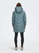 Куртка демисезонная удлиненная с капюшоном женская ONLY 15207784-64252 S Stormy Weather (5715314177885) - изображение 2