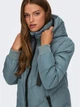 Куртка демисезонная удлиненная с капюшоном женская ONLY 15207784-64252 S Stormy Weather (5715314177885) - изображение 5