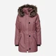 Куртка демисезонная удлиненная с капюшоном женская ONLY 15304625-64411 M Rose Brown (5715425874949) - изображение 3