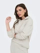 Худи женское ONLY 15356341-2993 S Oatmeal (5715724585584) - изображение 4