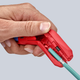 Універсальний інструмент Knipex ErgoStrip для зняття ізоляції дроту для лівої руки (16 95 02 SB) - зображення 7