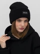 Шапка женская Malisa Джокер 15-1570-CR-218 One Size Черная - изображение 1