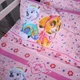Комплект постільної білизни Mirson Сімейний 2 x 143 x 210 см 17-0860 Paw Patrol Girl Edition Бязь Kids Time (2200011860121) - зображення 3