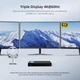 Мини ПК MeLE Quieter 4C / Intel Celeron N100 (3.4 ГГц) / RAM 8GB LPDDR4x / eMMC 128GB / 2 x HDMI 2.0 / LAN / Wi-Fi 5 / Bluetooth 5.1 / Windows 11 / Черный - изображение 7