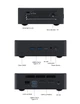 Мини ПК MINISFORUM UN100P / Intel N100 / RAM 16GB / SSD 512GB / 2 x HDMI / LAN 2.5G / Wi-Fi 6 / Bluetooth 5.2 / Windows 11 / Черный - изображение 6