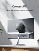 Мини ПК MINISFORUM UN100P / Intel N100 / RAM 16GB / SSD 512GB / 2 x HDMI / LAN 2.5G / Wi-Fi 6 / Bluetooth 5.2 / Windows 11 / Черный - изображение 7